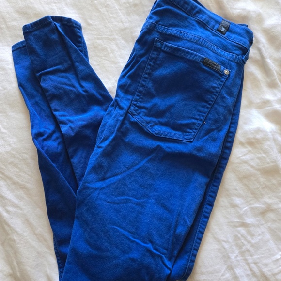 Seven Straight Leg Jeans - Blue - Size 30 - Picture 2 of 7